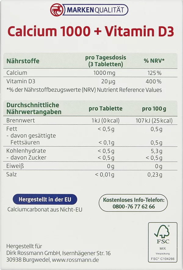 Altapharma Calcium 1000 + Vitamin D3 5