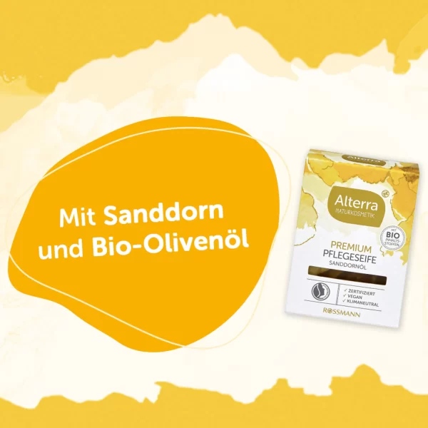 Alterra NATURKOSMETIK Premium Pflegeseife Sanddornöl 4
