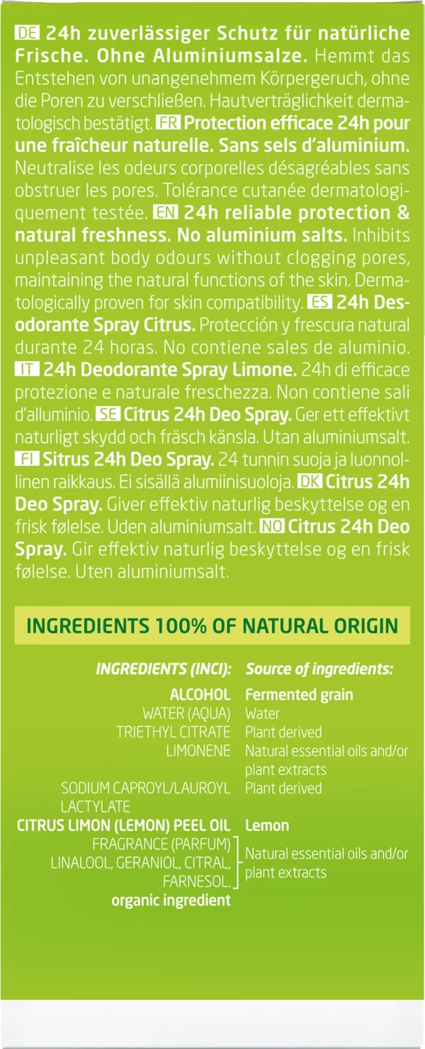 Weleda Citrus 24 H Deo Spray 3