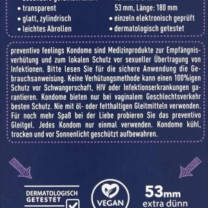 Preventivo Feelings Kondome Extra Dünn 8