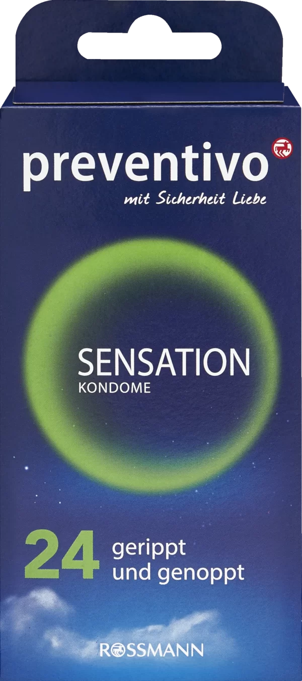 Preventivo Sensation Kondome Gerippt Und Genoppt 1