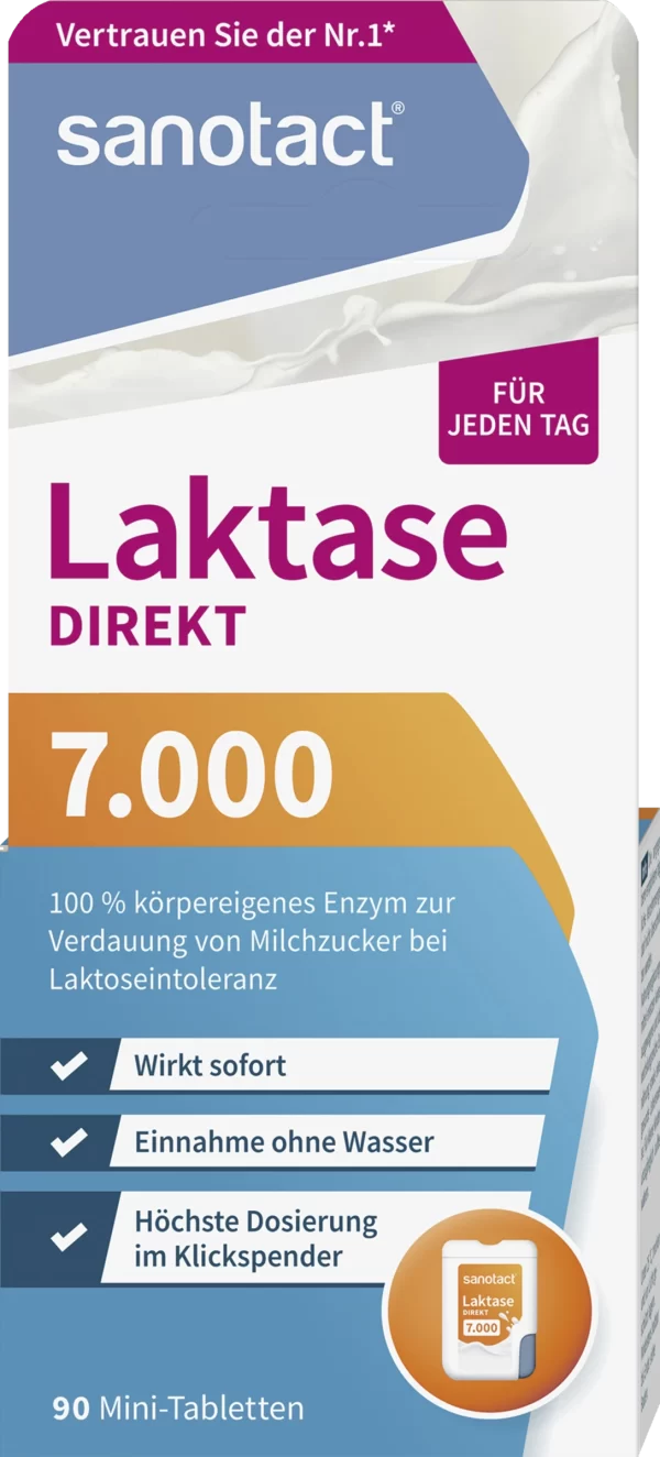 Sanotact® Laktase 7.000 Direkt Mini-Tabletten 5