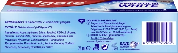 Colgate® Sensation White Zahnpasta 3