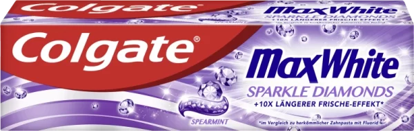 Colgate® Max White Sparkle Diamonds Zahnpasta Spearmint 1