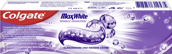Colgate® Max White Sparkle Diamonds Zahnpasta Spearmint 3