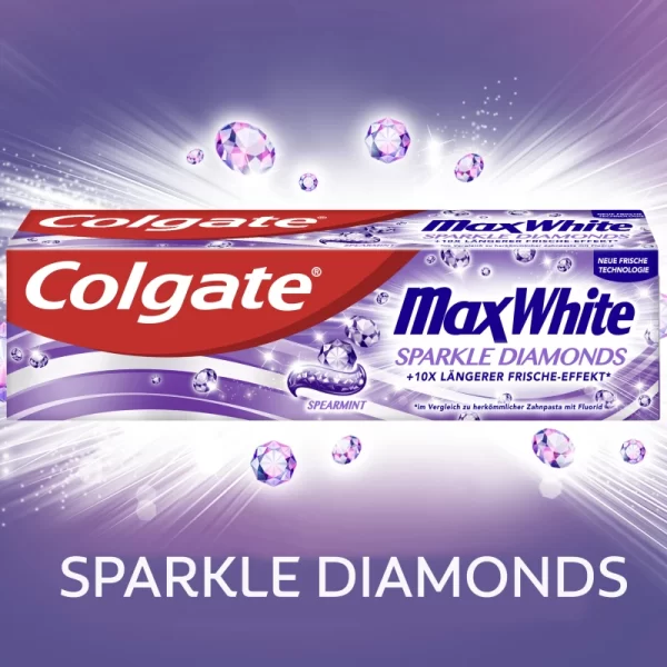 Colgate® Max White Sparkle Diamonds Zahnpasta Spearmint 5