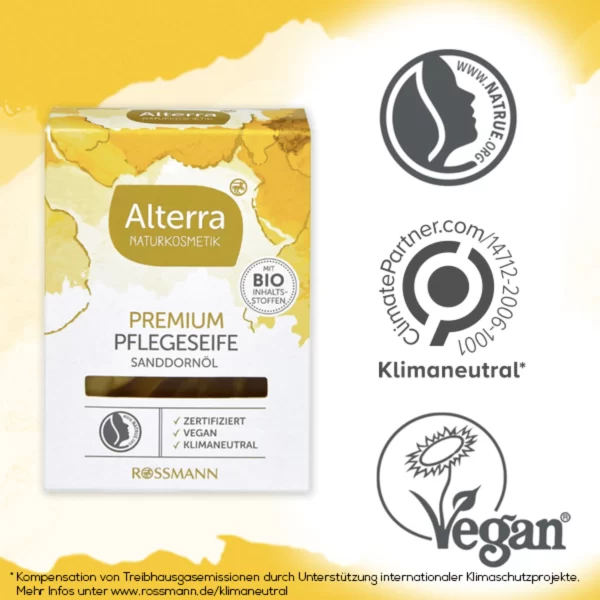 Alterra NATURKOSMETIK Premium Pflegeseife Sanddornöl 6