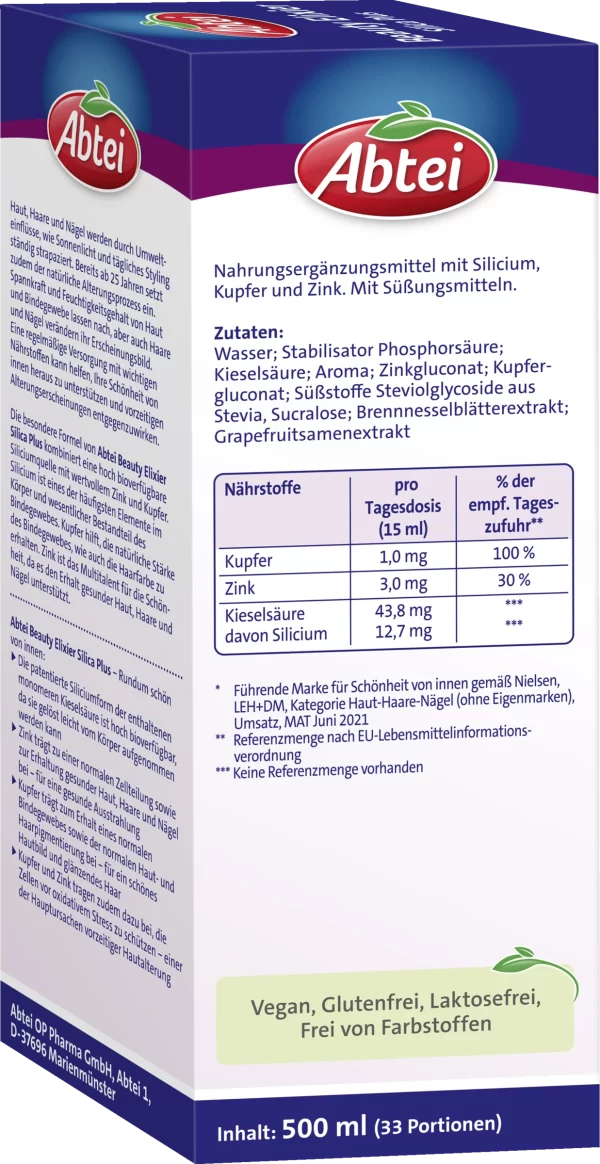 Abtei Beauty Elixier Silica Plus 4