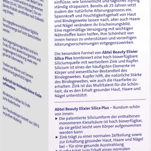 Abtei Beauty Elixier Silica Plus 12