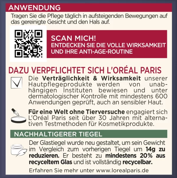 L’Oréal Paris Revitalift Laser X3 Dreifach-Power Anti-Age Pflege Tag LSF25 3