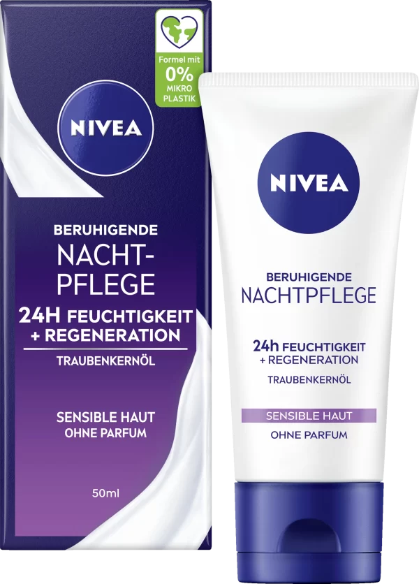 NIVEA Beruhigende Nachtpflege Sensible Haut 4