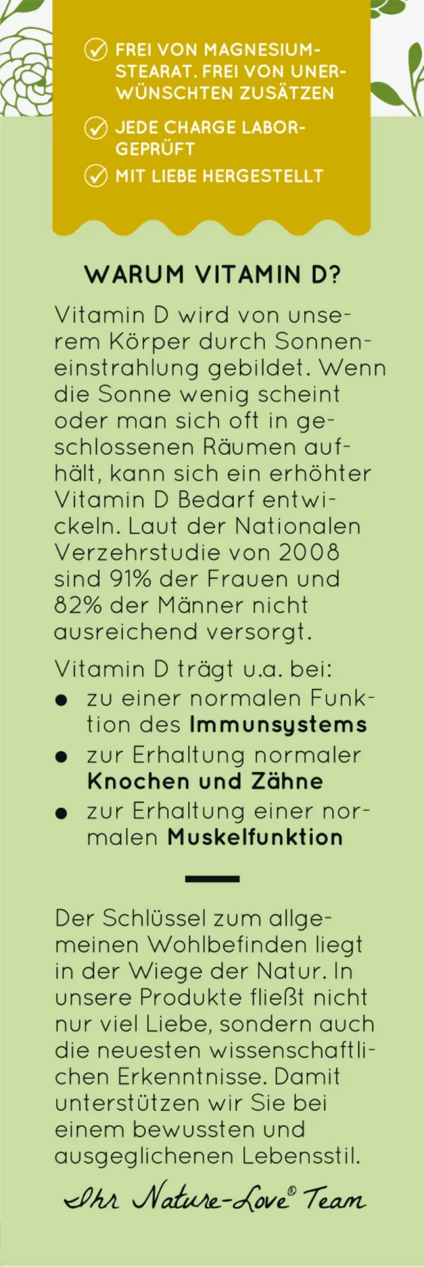 Nature Love Vitamin D3 Tropfen 6