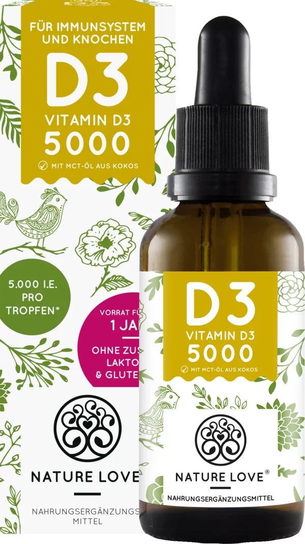 Nature Love Vitamin D3 Tropfen 8