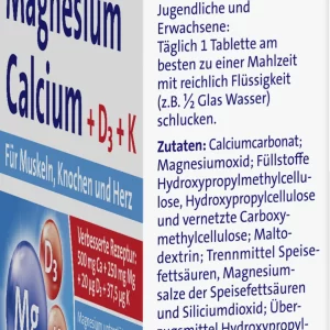 Abtei Magnesium Calcium + D3 + K Tabletten 8