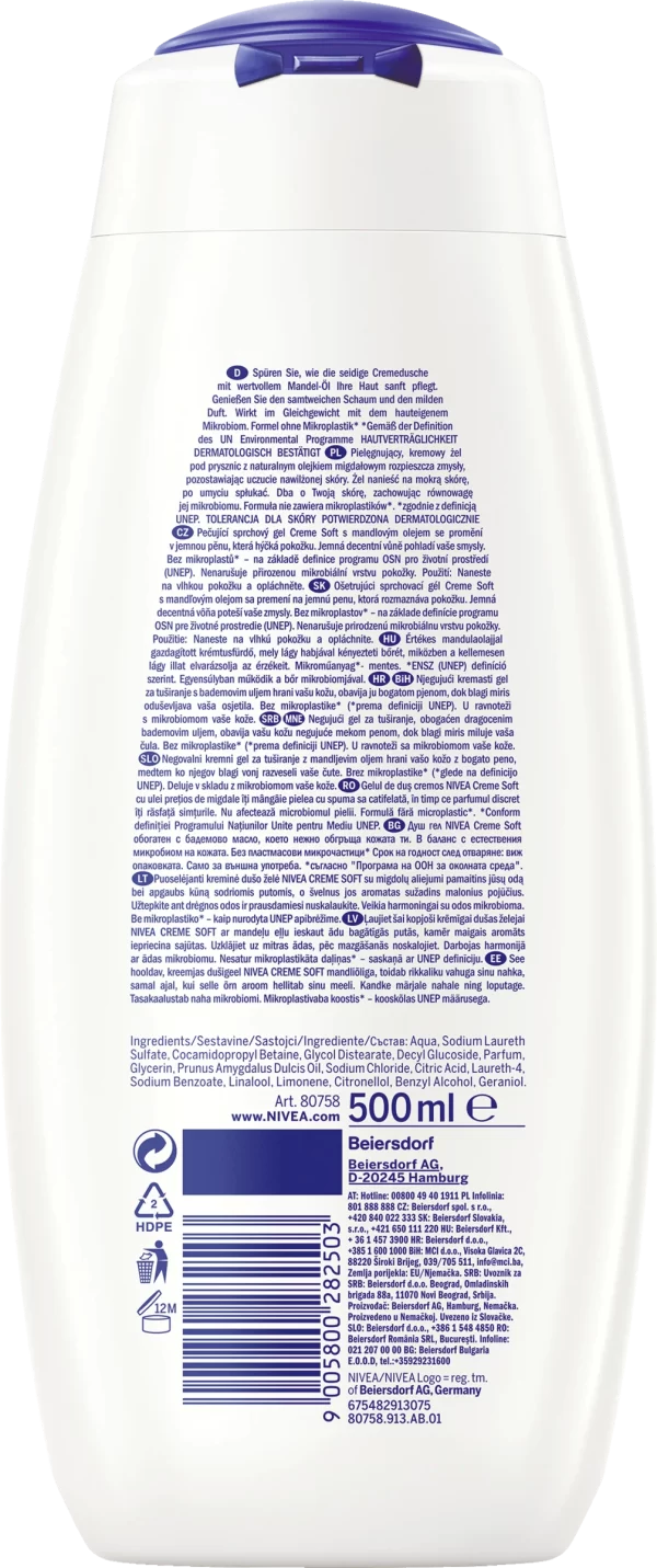 NIVEA Pflegedusche Creme Soft 3
