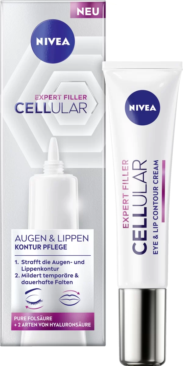 NIVEA Expert Filler Cellular Augen & Lippen Kontur Pflege 4