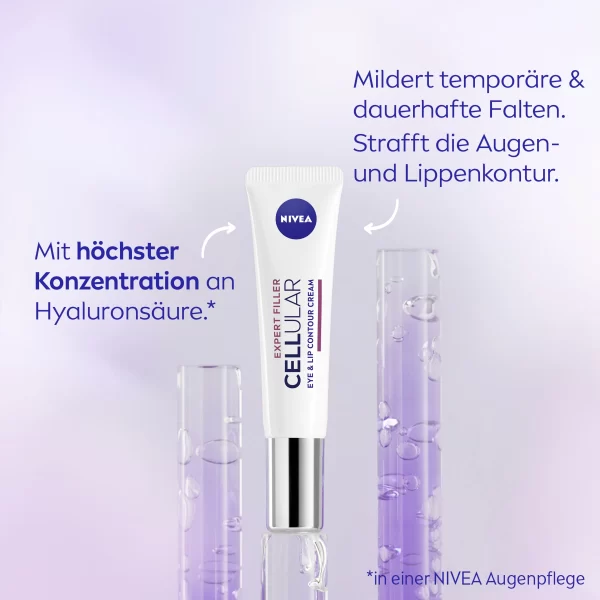 NIVEA Expert Filler Cellular Augen & Lippen Kontur Pflege 6