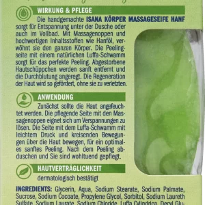 ISANA Körper Massageseife Hanf 6