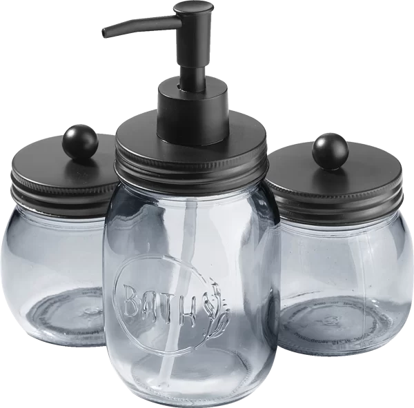 IDEENWELT 3er Set Bad-Accessoires 1