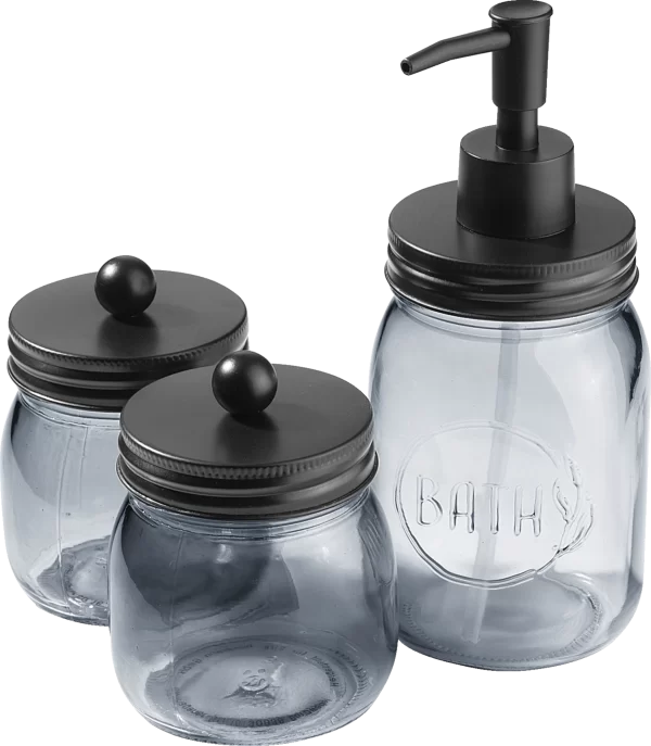 IDEENWELT 3er Set Bad-Accessoires 3