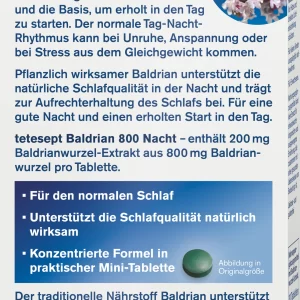 Tetesept Baldrian Nacht 800 12