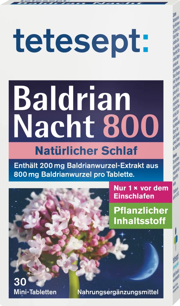 Tetesept Baldrian Nacht 800 1
