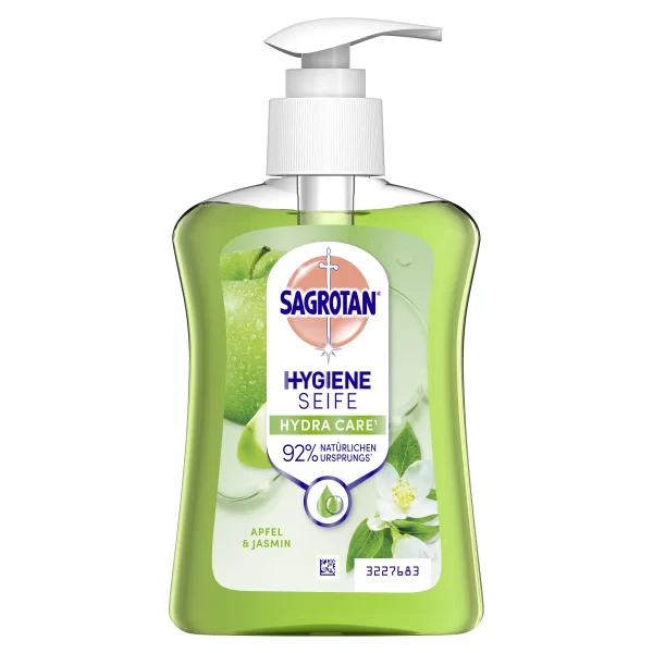 Sagrotan Flüssige Handseife Grüner Apfel & Jasminblüte 1