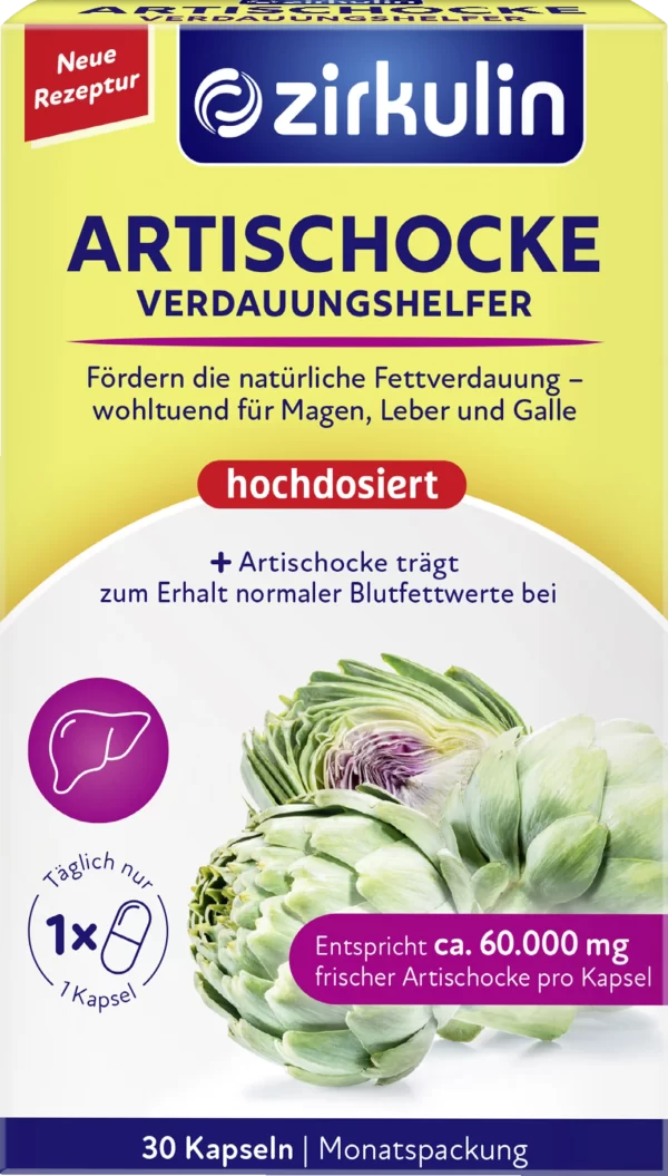 Zirkulin Artischocke Verdauungshelfer Hochdosiert 1