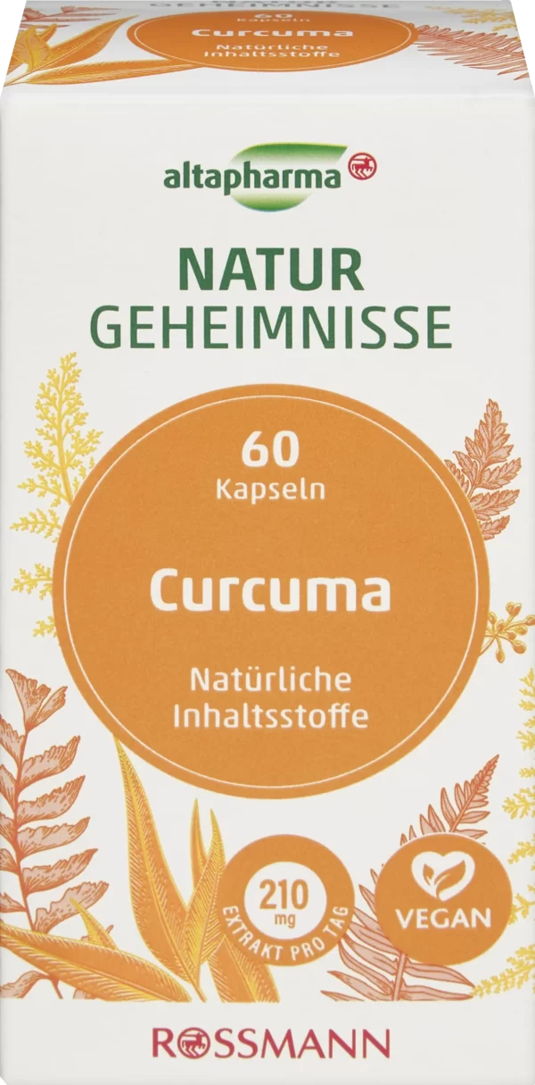 Altapharma Naturgeheimnisse Curcuma Kapseln 1