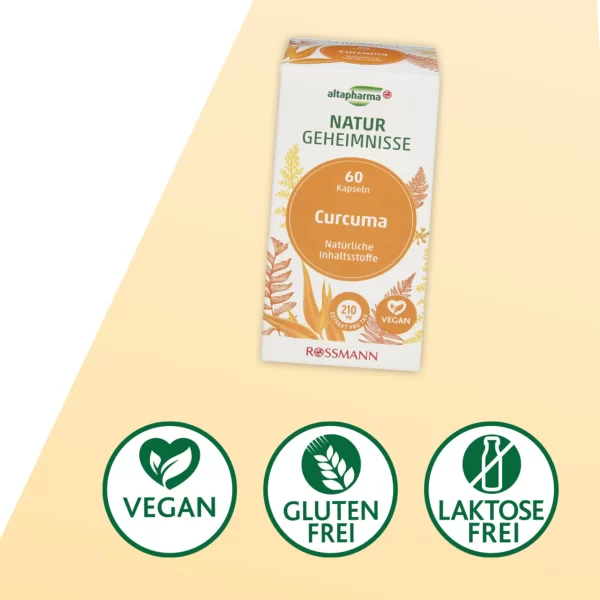 Altapharma Naturgeheimnisse Curcuma Kapseln 7