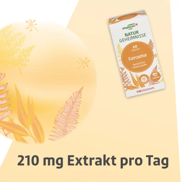 Altapharma Naturgeheimnisse Curcuma Kapseln 9